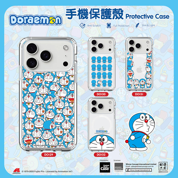 Doraemon Clear Case / iPhone Case / Android Case / Samsung Case 多啦A夢 正版授權 全包邊氣囊防撞手機殼 (DO132)