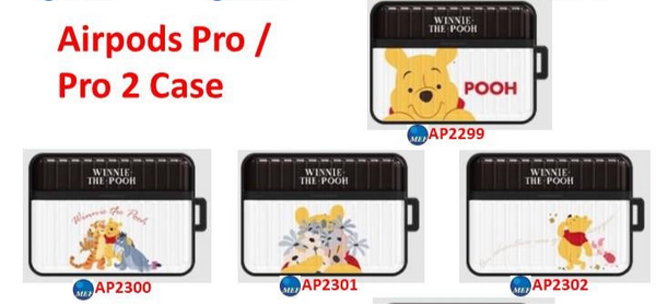 【門市發售】迪士尼 Winnie The Pooh 行李箱款 Aiprods Case（Pro/Pro2/3代）