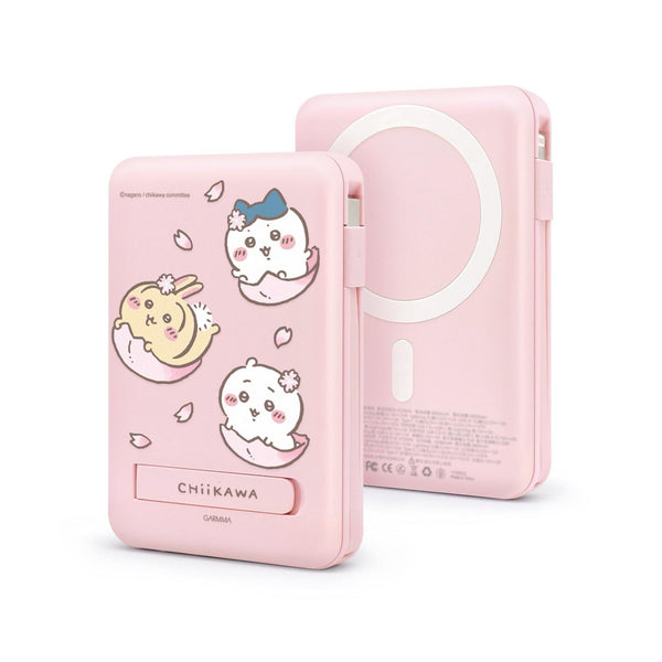 【門市發售】Garmma 永橙✖️Chiikawa  10000mAh  數顯帶線磁吸外置充電器（只限香港發售，不設平郵）