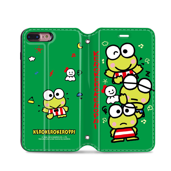 KeroKeroKeroppi Leather Flip Case (KRCM02)