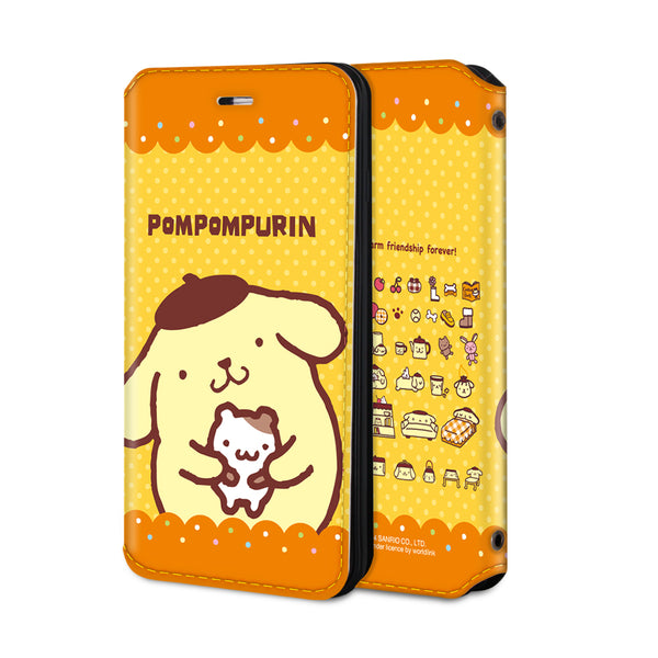 Pom Pom Purin Leather Flip Case (PNCM01)