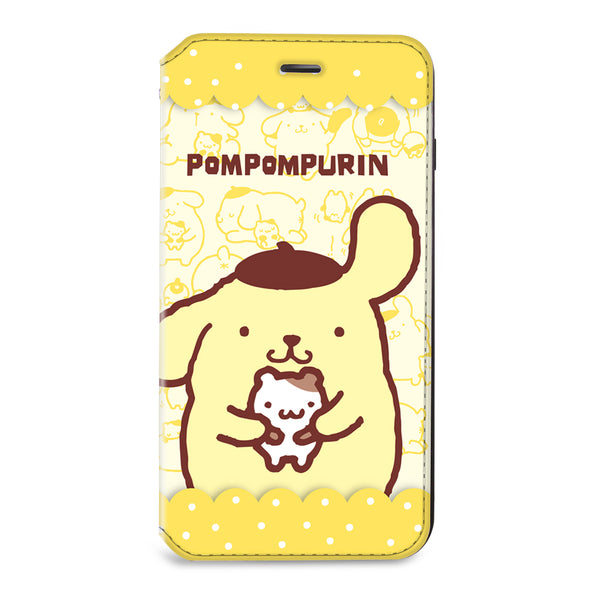 Pom Pom Purin Leather Flip Case (PNCM02)