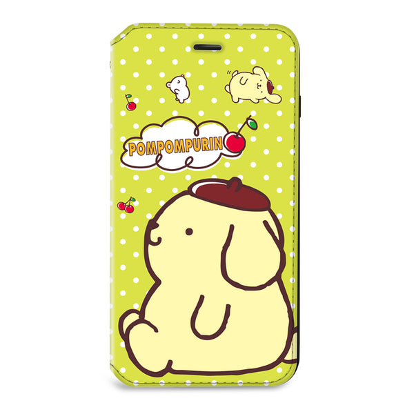 Pom Pom Purin Leather Flip Case (PNCM07)